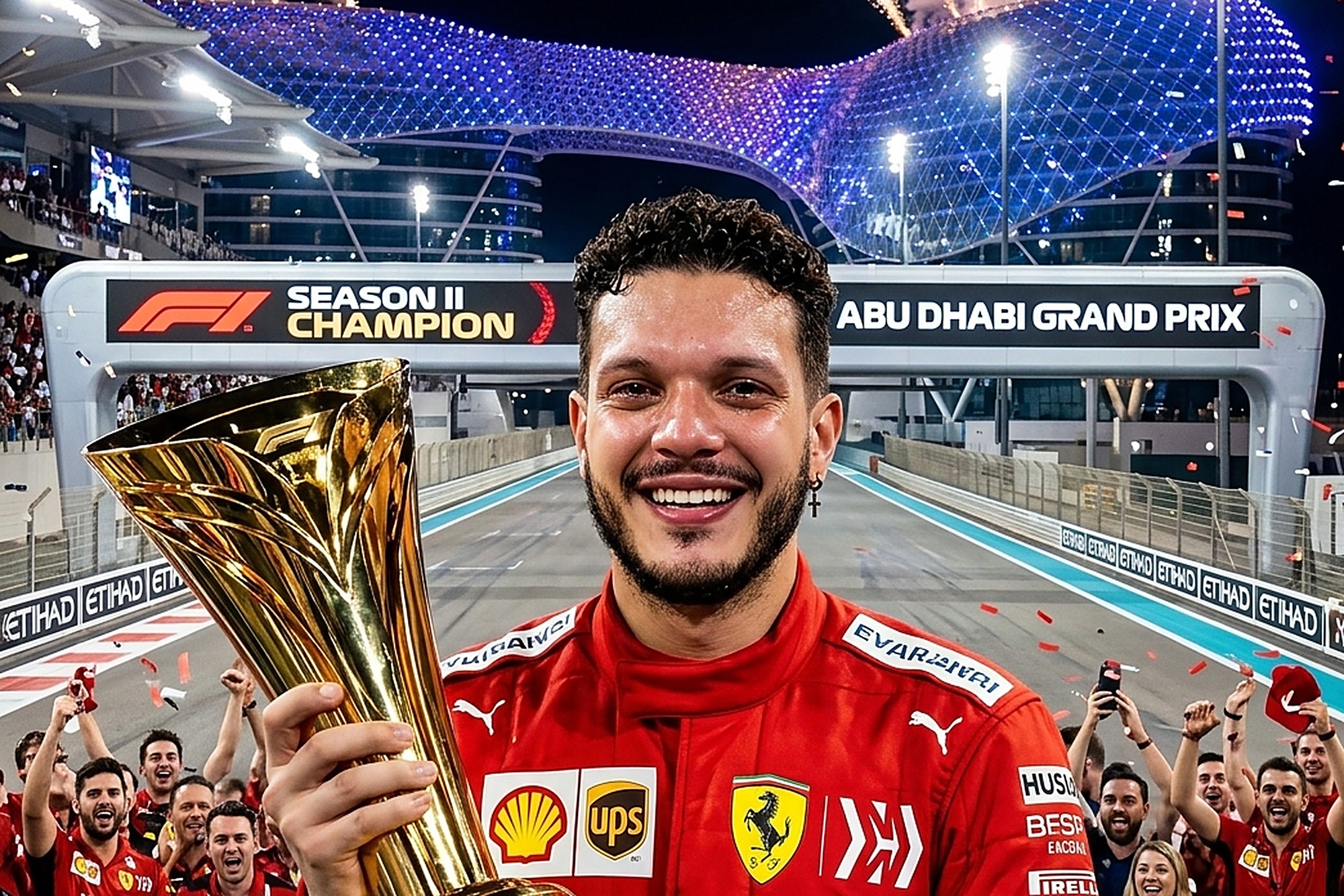 ChrisFDA7X · Campeón de la Temporada II · Ferrari